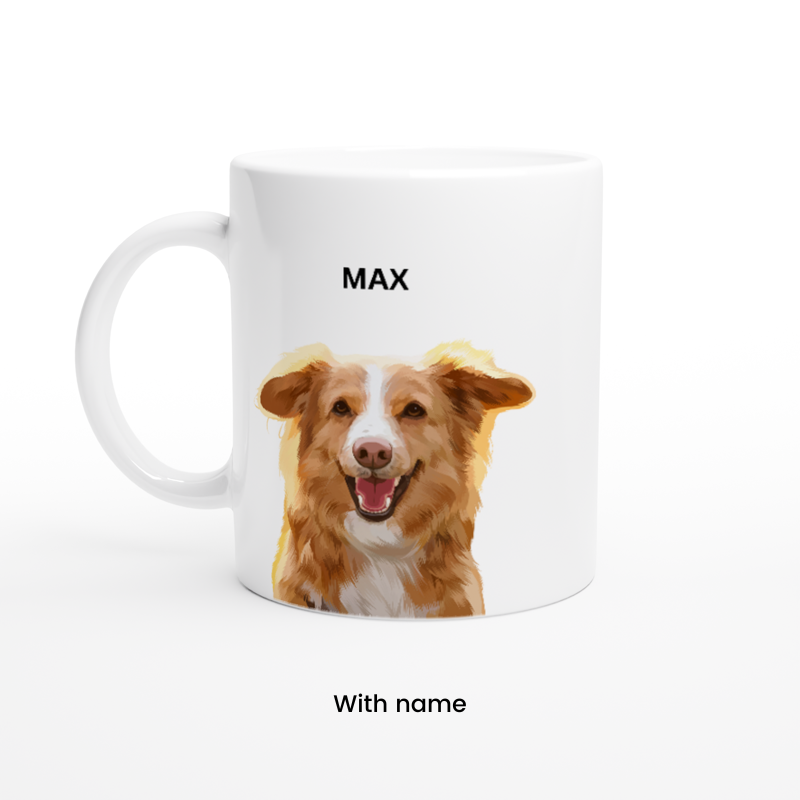 Personalized Pet Portrait Mug