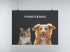 Two Pet Portrait Digital Print