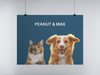Two Pet Portrait Digital Print
