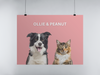 Two Pet Portrait Digital Print