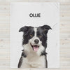 Personalized Pet Portrait Blanket